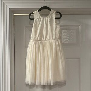 J. Crew Elegant Cream Kids Dress